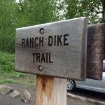 Ranch Dike Trail sign